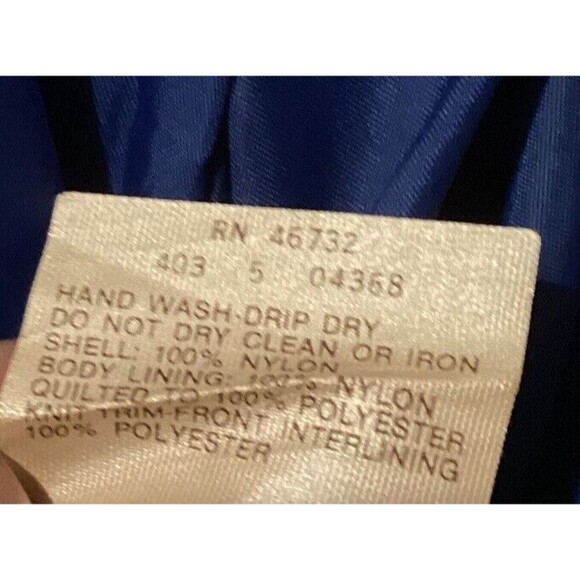 Vintage Chalk Line Studabaker's Atlanta GA Car Blue/Red Satin Jacket Sz Small - Picture 7 of 16